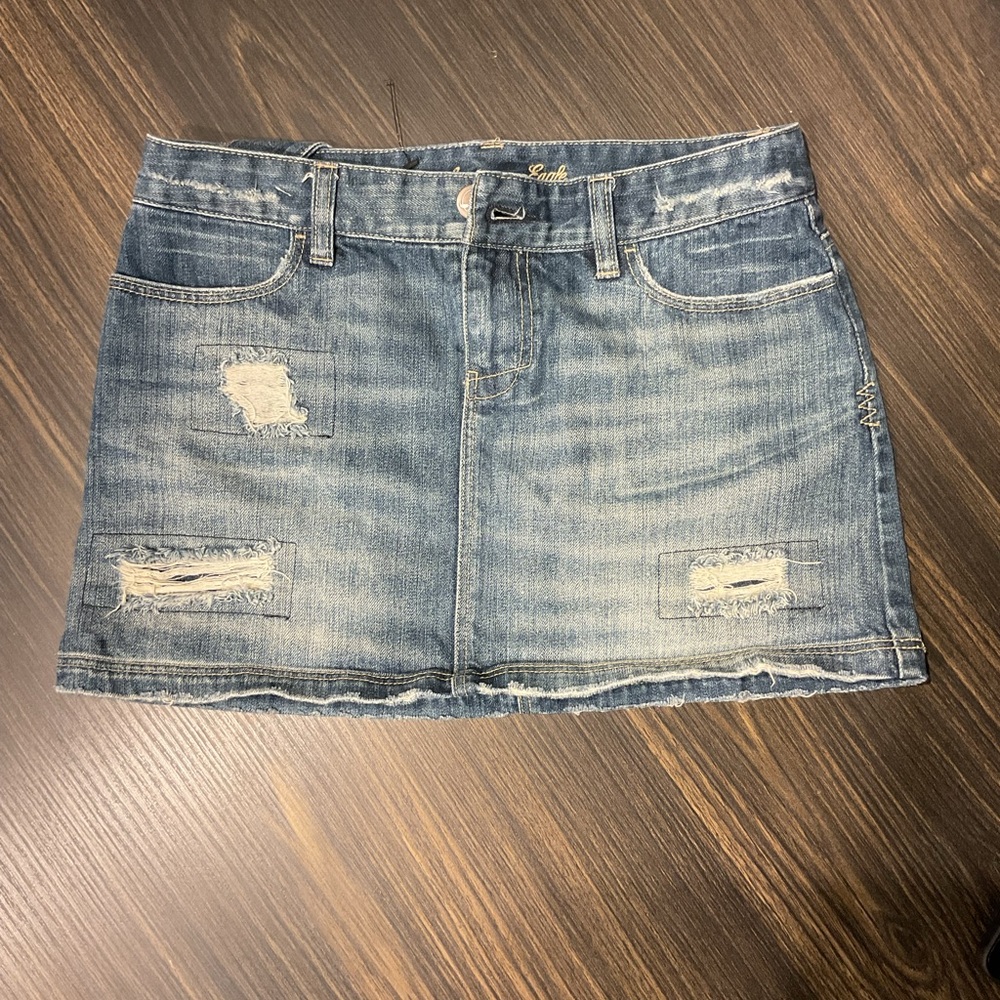 American Eagle Women's Mini Denim Vintage Skirt Size 2